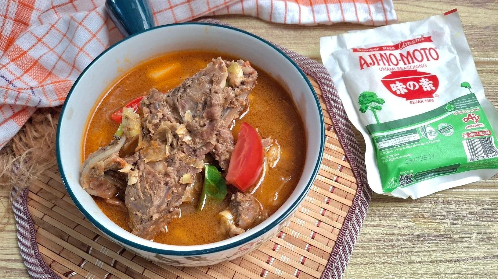Tongseng Iga Sapi Pedas ala Ajinomoto