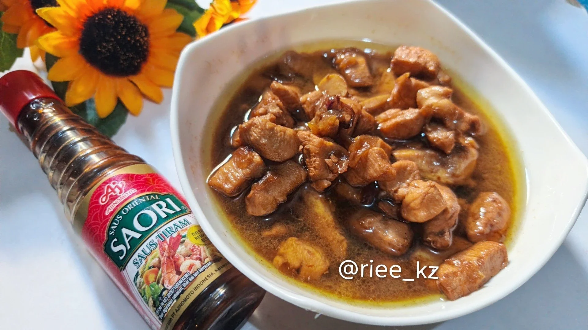Tumis ayam ala saori 