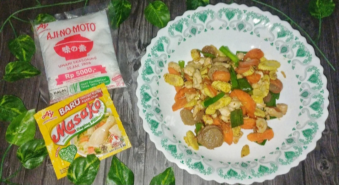 Tumis ayam fillet sayur warna warni