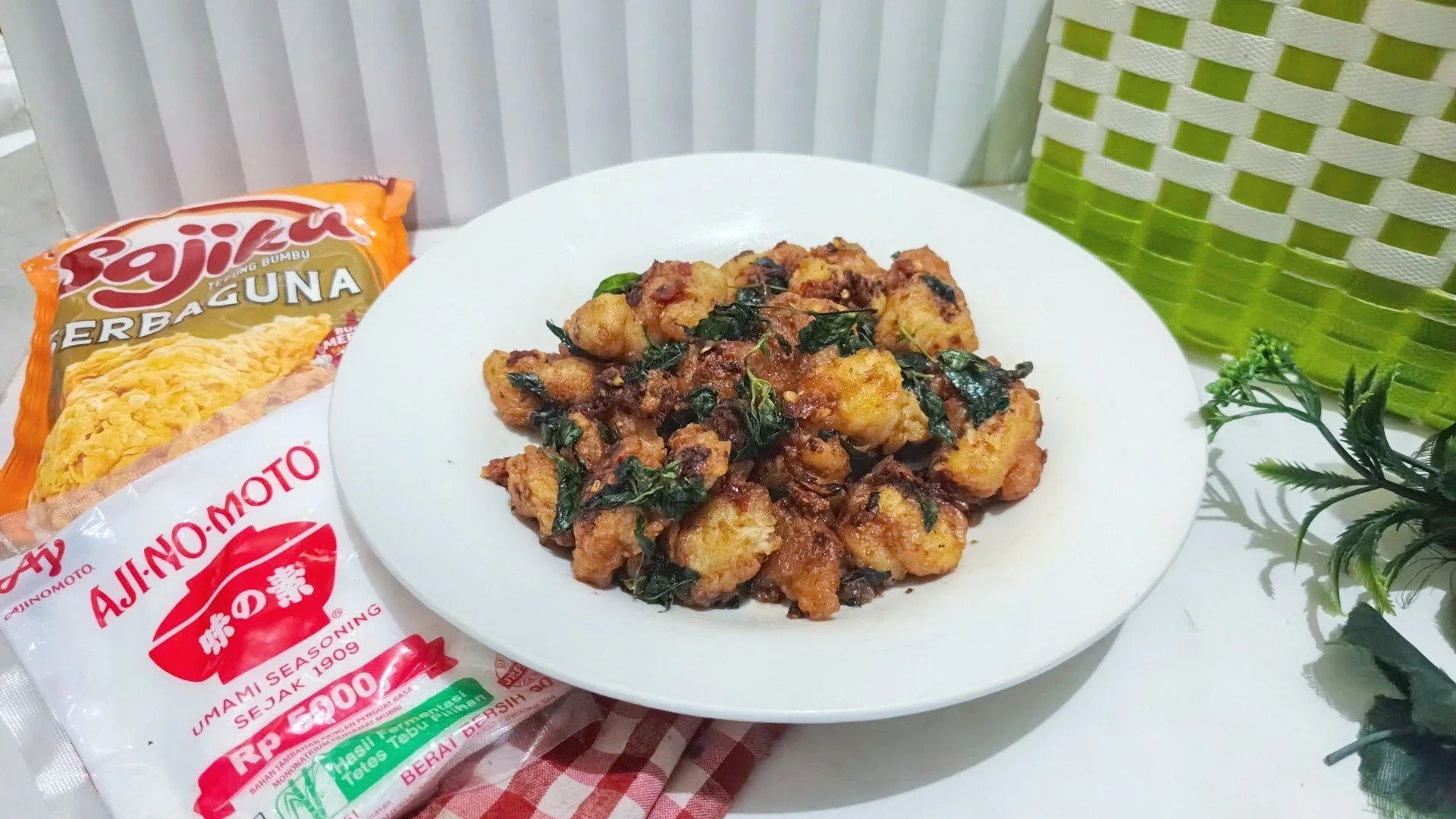 Tumis ayam kemangi 