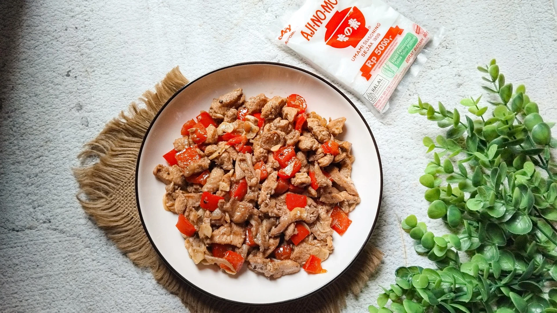 Tumis Ayam Paprika 