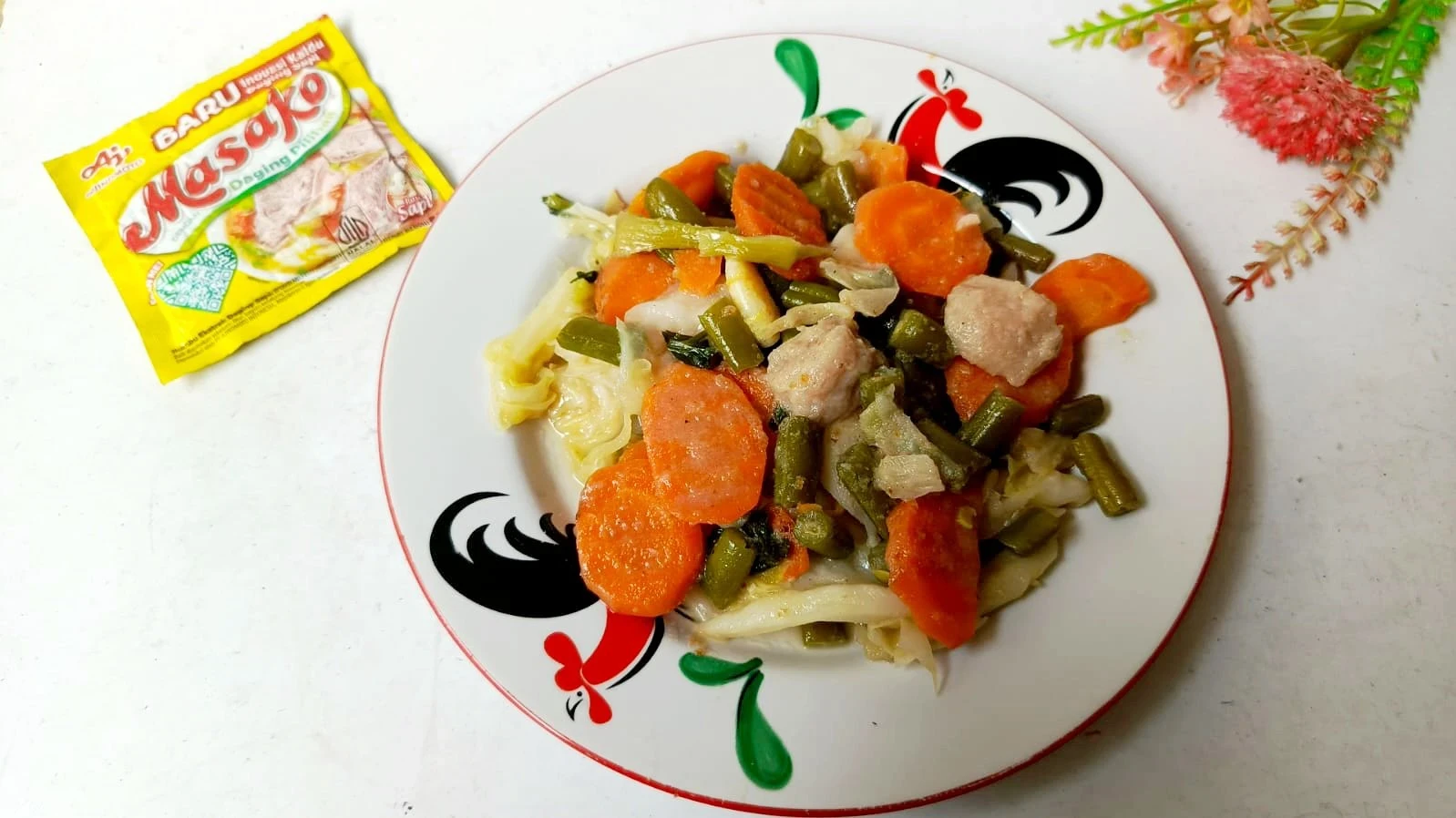  Tumis Bakso Kol Buncis Wortel 