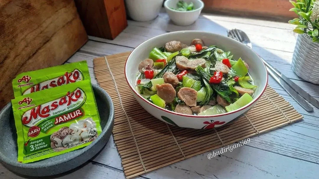 Tumis Bakso Pokcoy