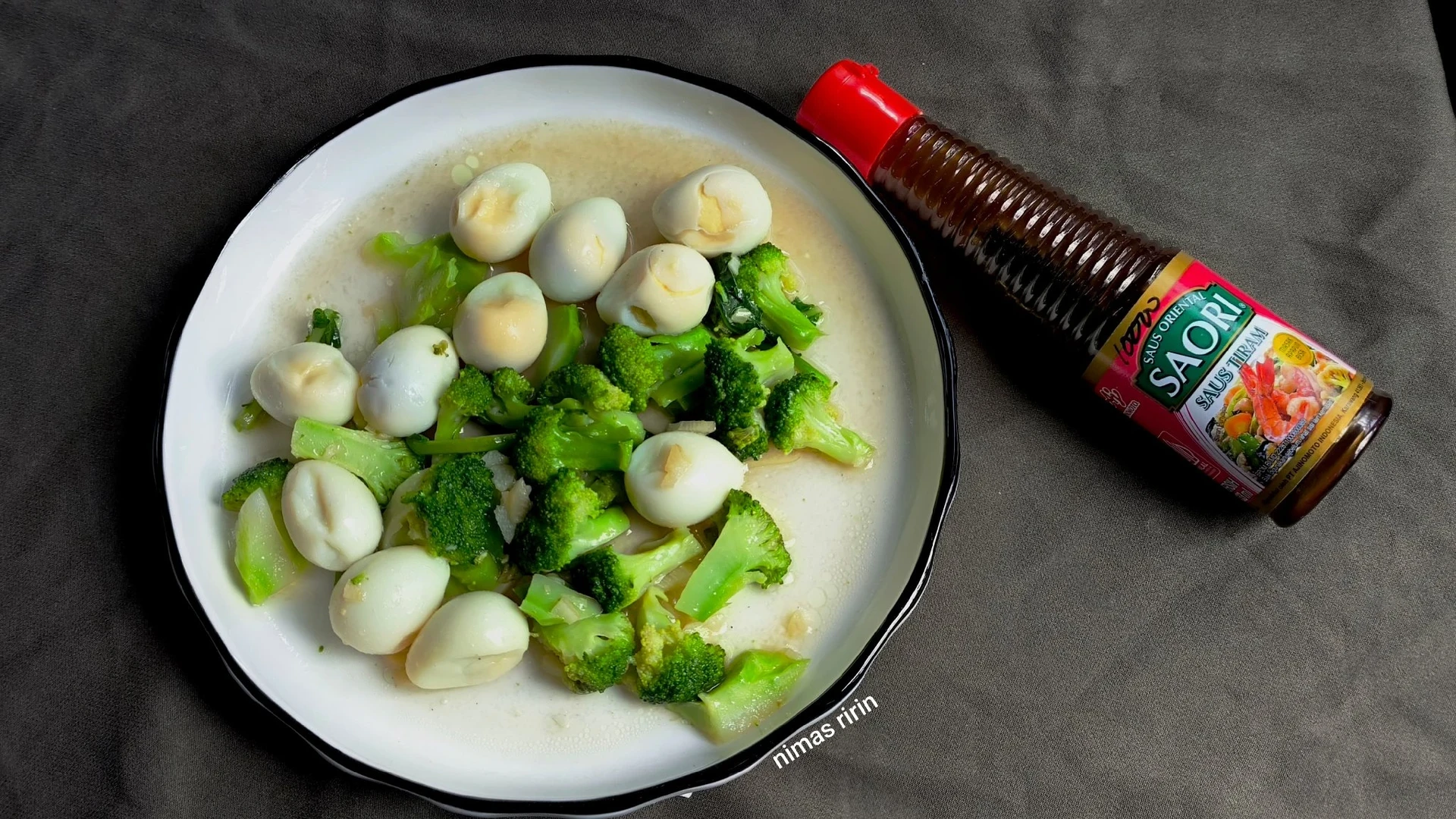 Tumis Brokoli Telur Puyuh ala Saori® 