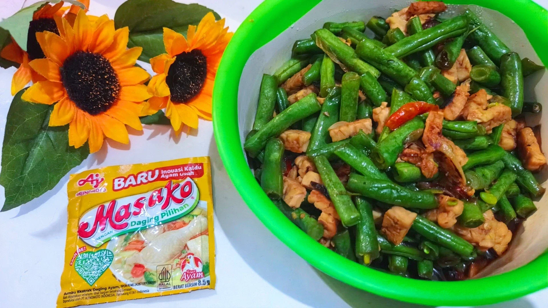 Tumis buncis ala masako
