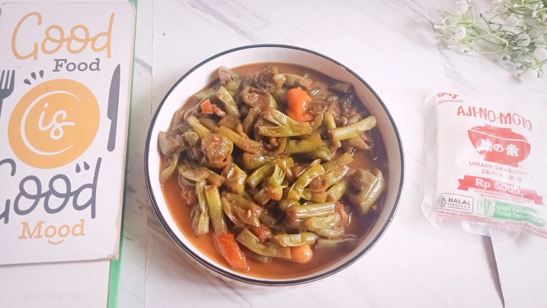Tumis Buncis Bendot 