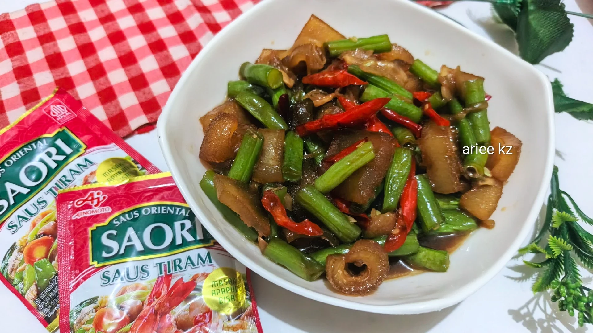 Tumis Buncis Kikil Saori