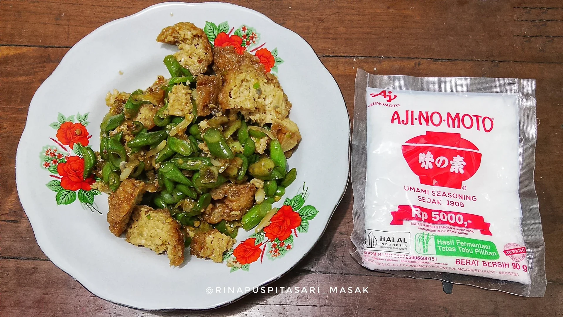 Tumis Buncis Tahu Keriting ala AJI-NO-MOTO®