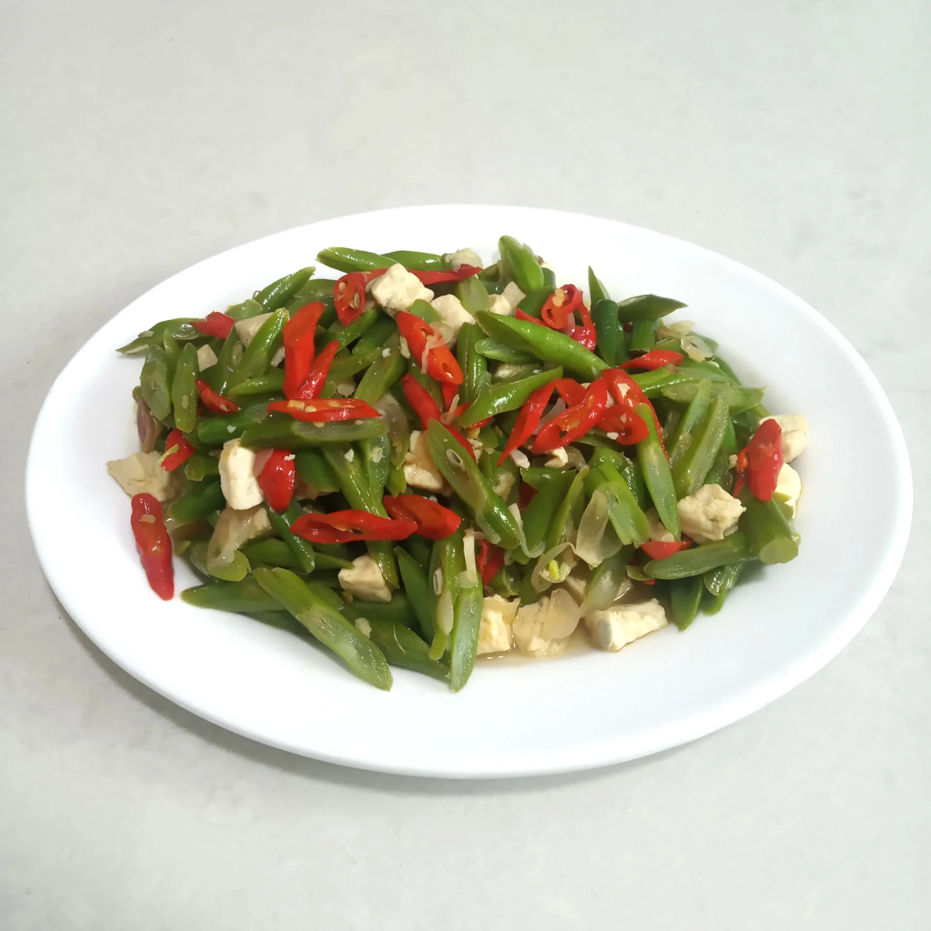 Tumis Buncis Tahu