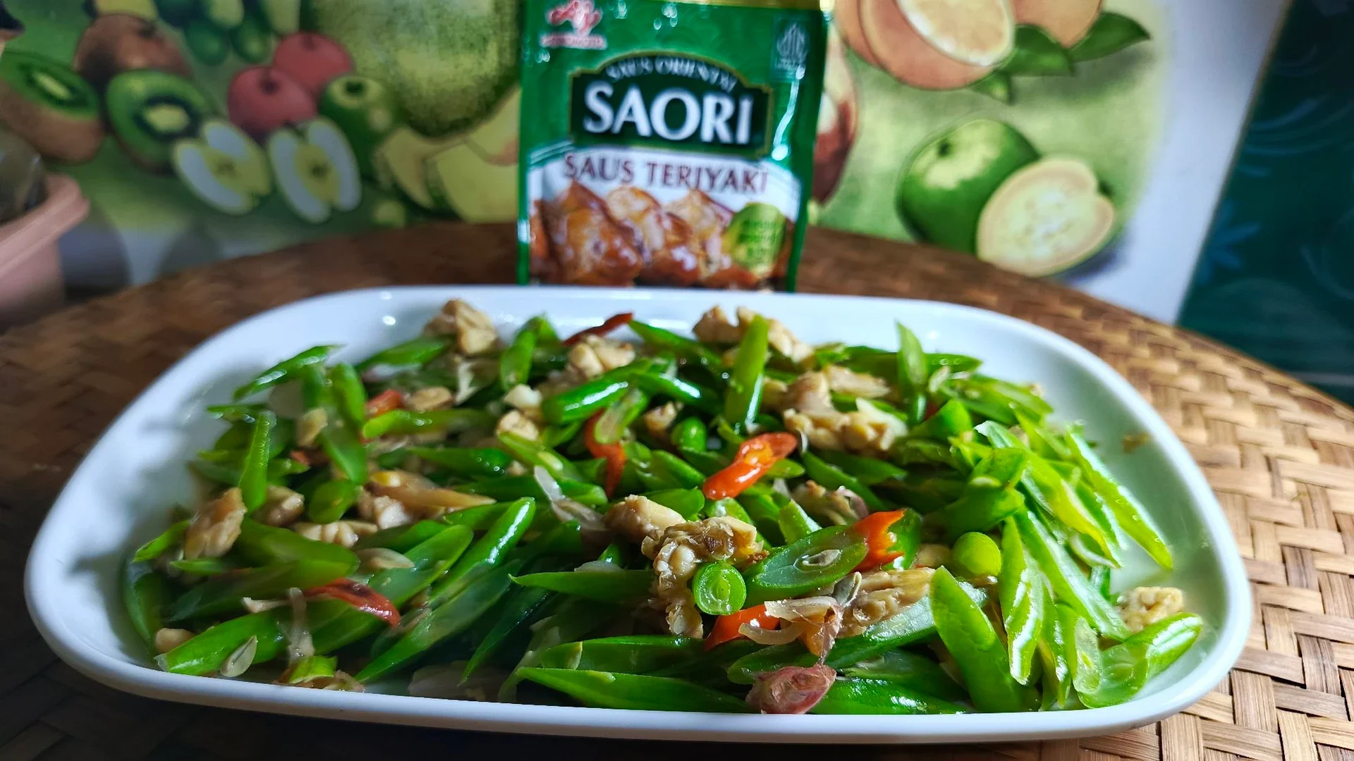 Tumis Buncis Tempe Saus Teriyaki