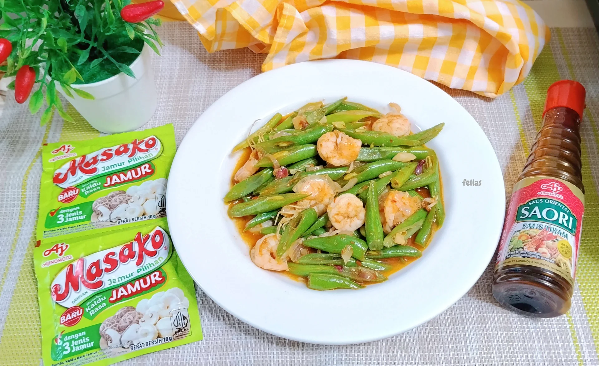 Tumis Buncis Udang