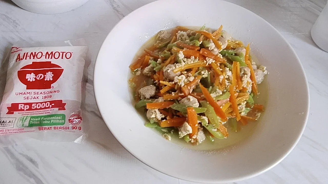 Tumis Buncis Wortel Kuah Telur 