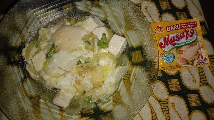 Tumis ceplok tahu putih