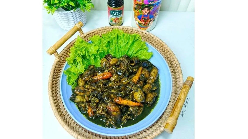 Tumis Cumi Hitam Pedas Ala Saori