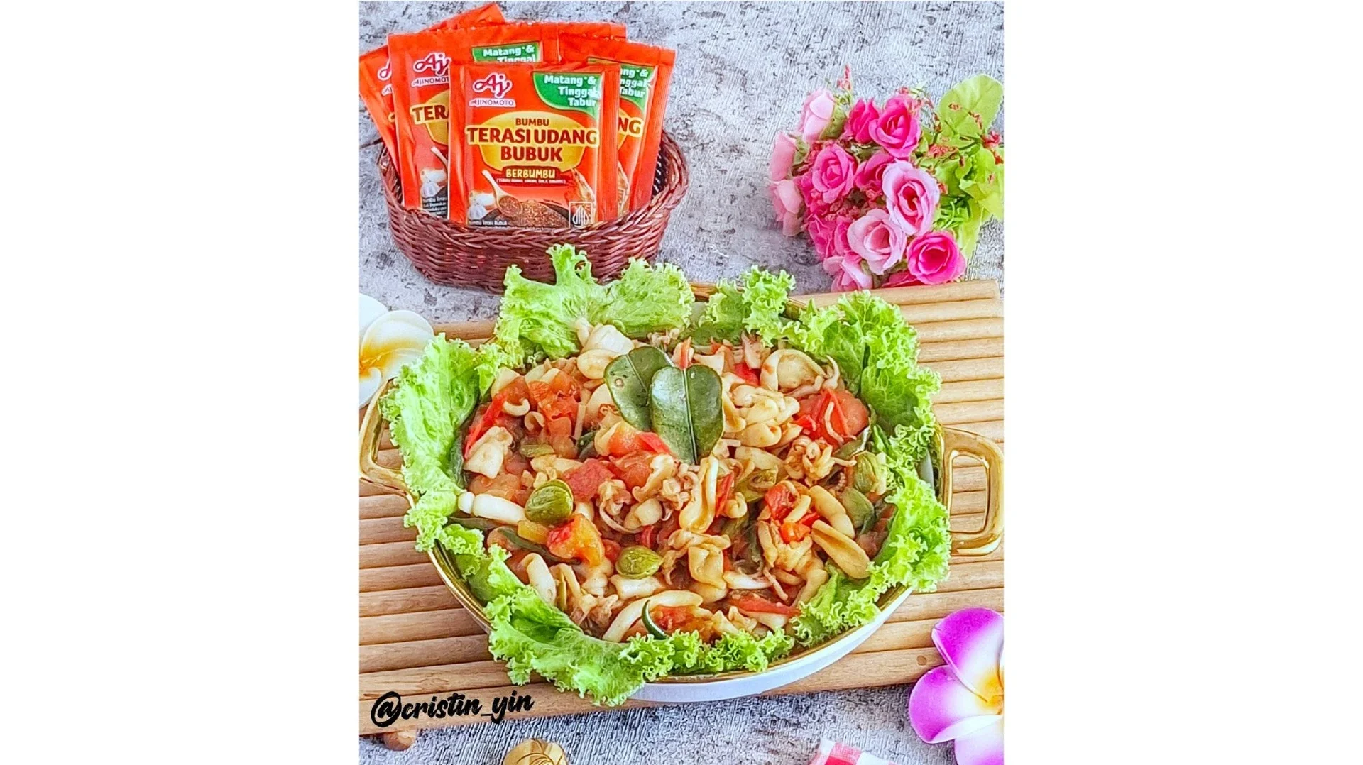 Tumis Cumi Terasi Udang