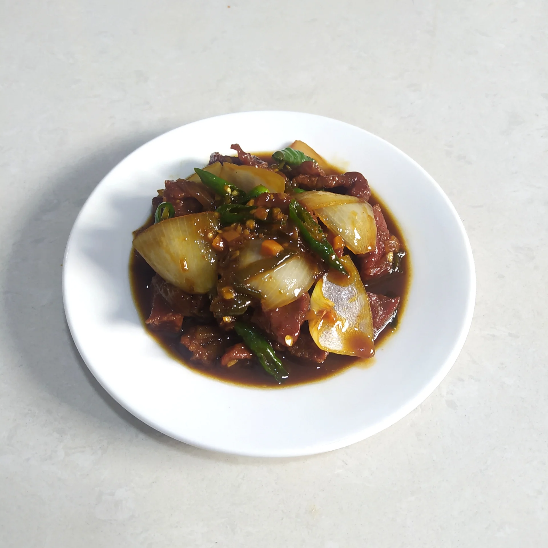 Tumis Daging Sapi Saus Tiram