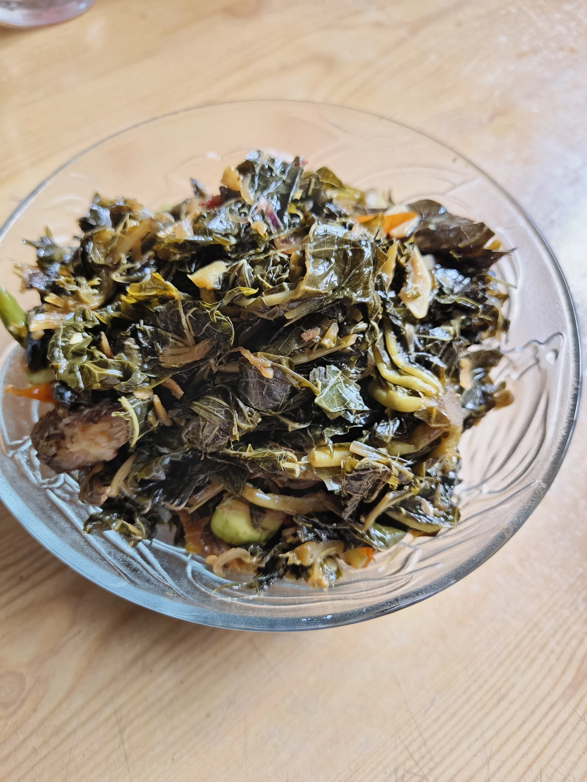 Tumis Daun Singkong Teri