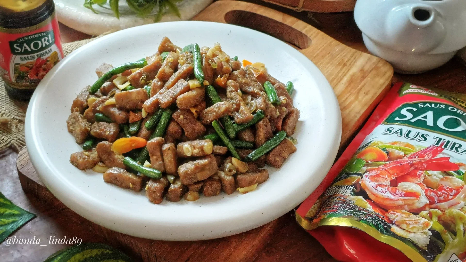 Tumis Gembus Kacang Panjang
