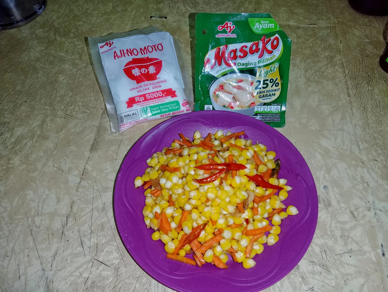 Tumis Jagung Manis ala Masako Light Ajinomoto