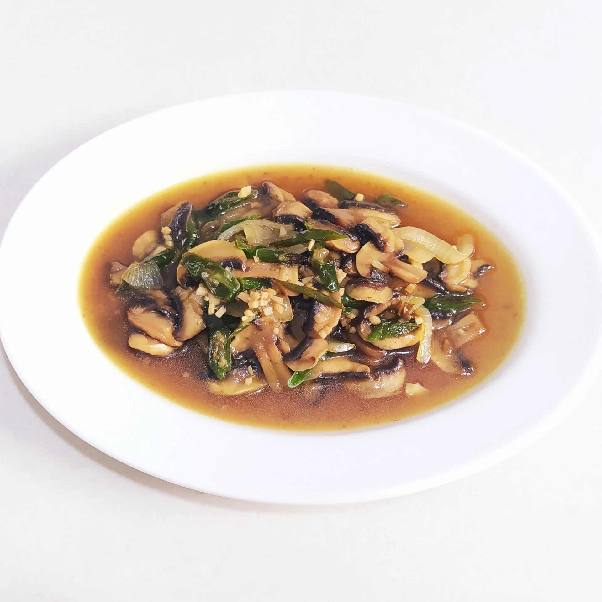 Tumis Jamur Kancing