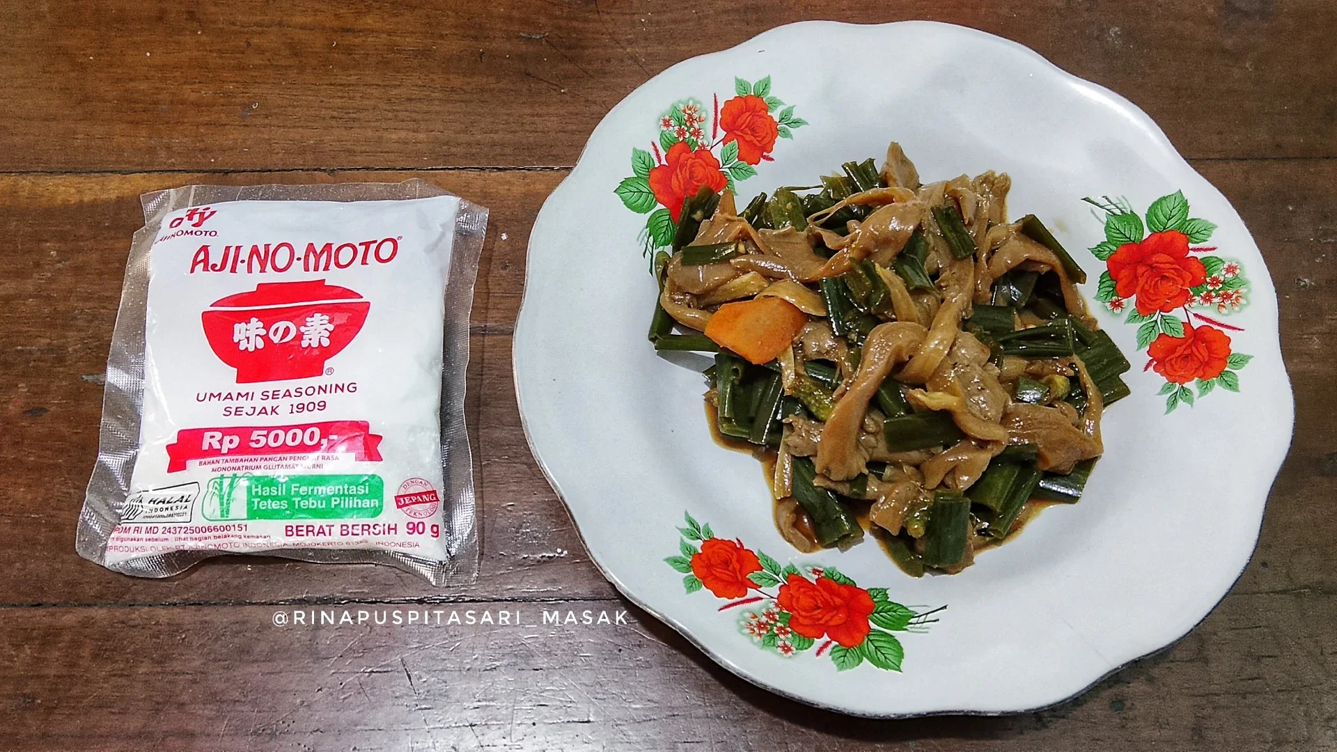 Tumis Jamur Kembang Bawang ala AJI-NO-MOTO®