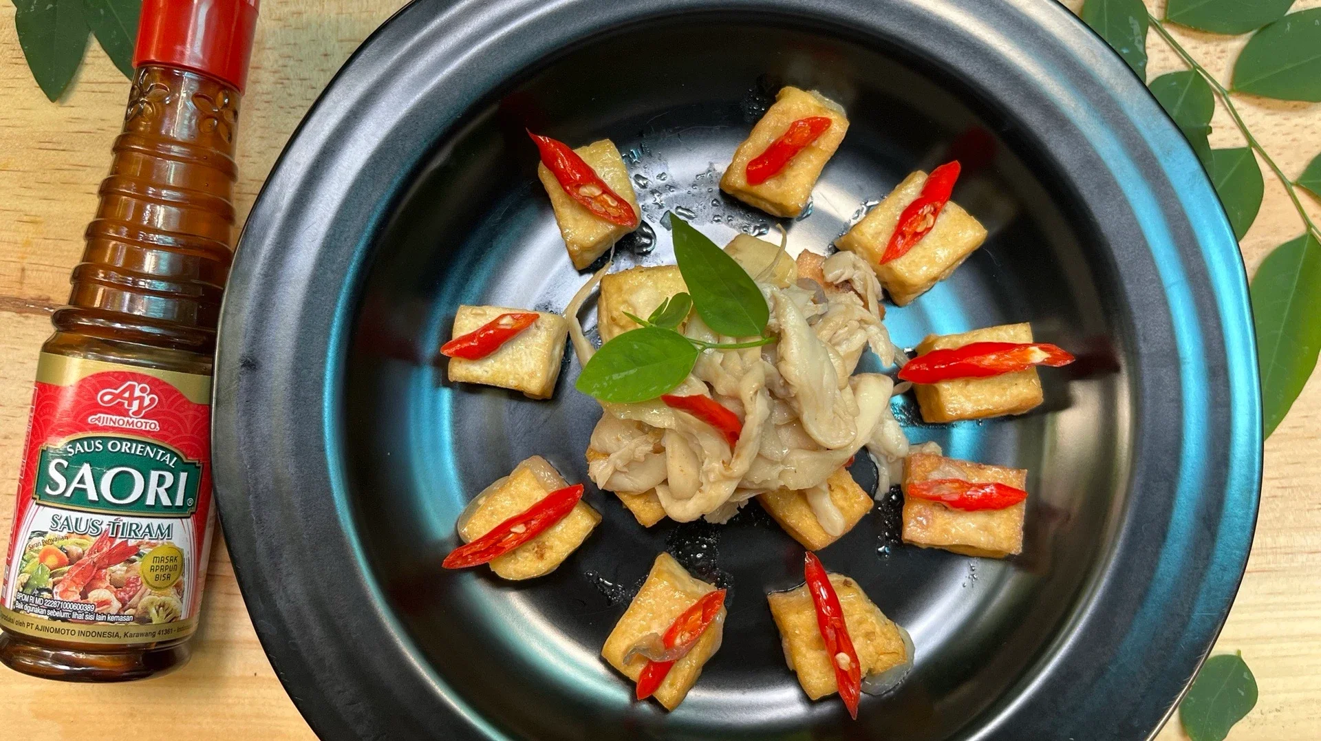 Tumis Jamur tahu ala Saori #KreasiSerbaJamur