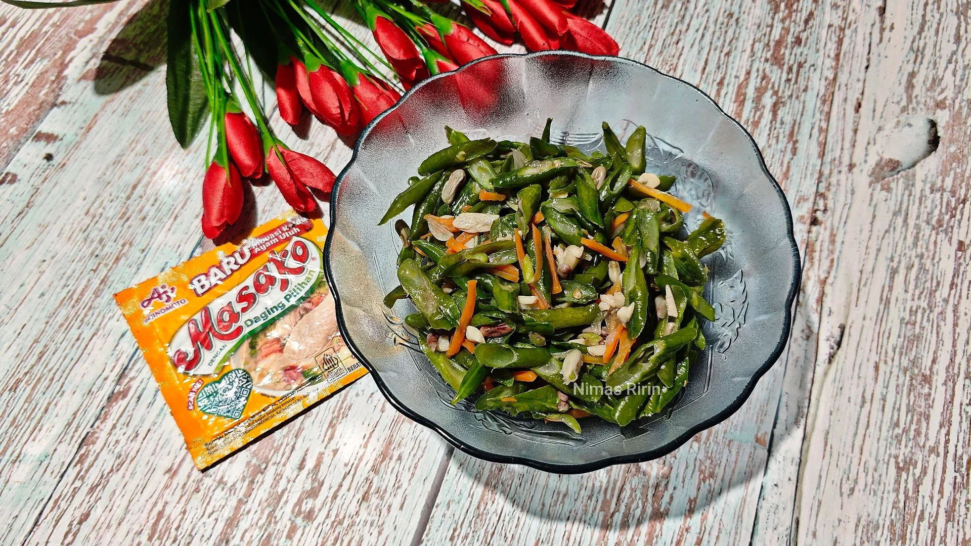 Tumis Kacang Panjang Wortel 