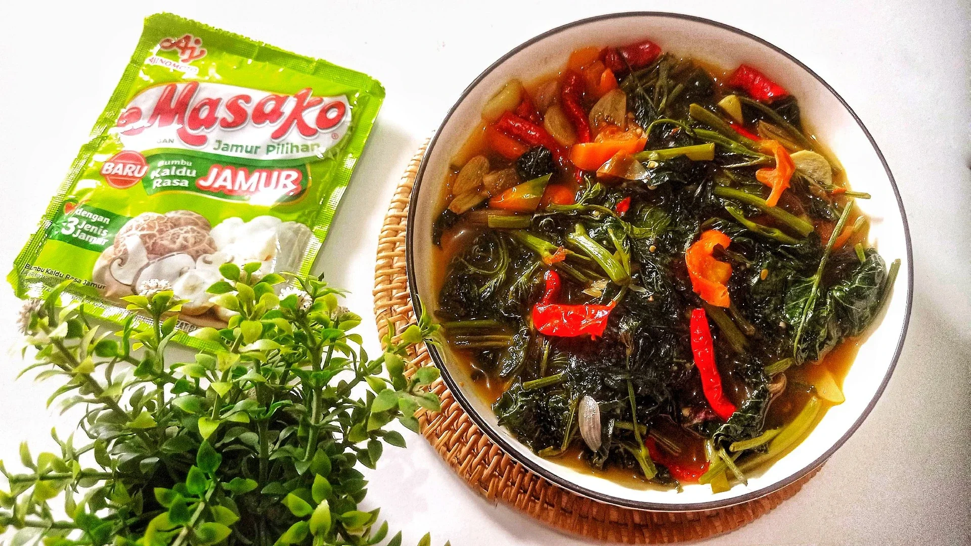 Tumis kangkung Ala resto 
