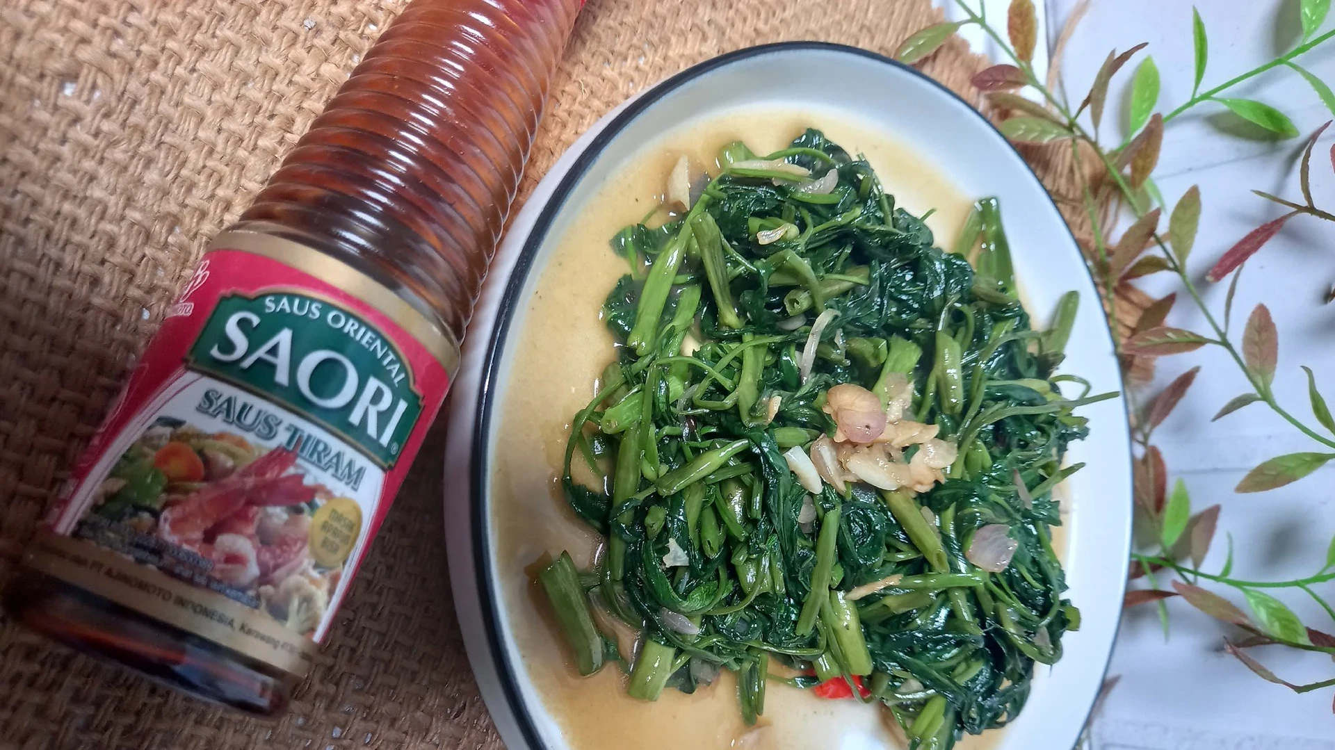 Tumis Kangkung ala Saori