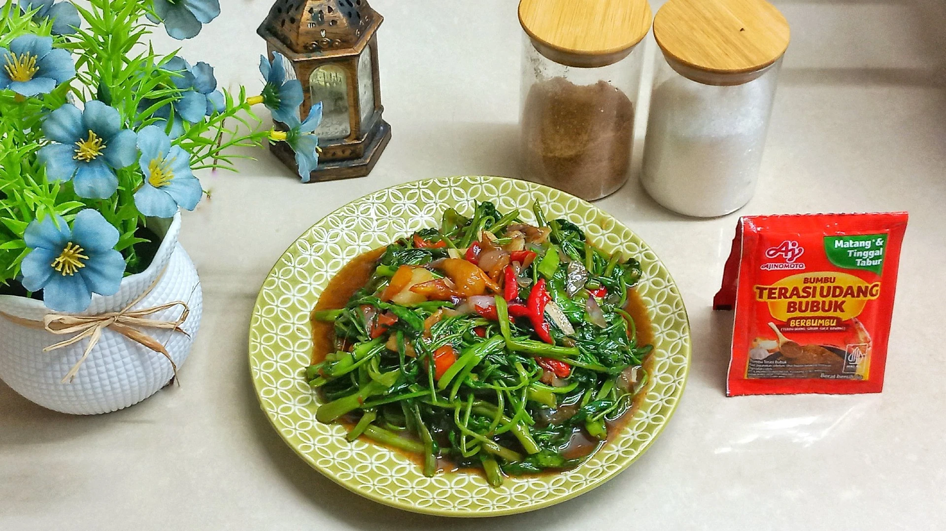 Tumis Kangkung terasi