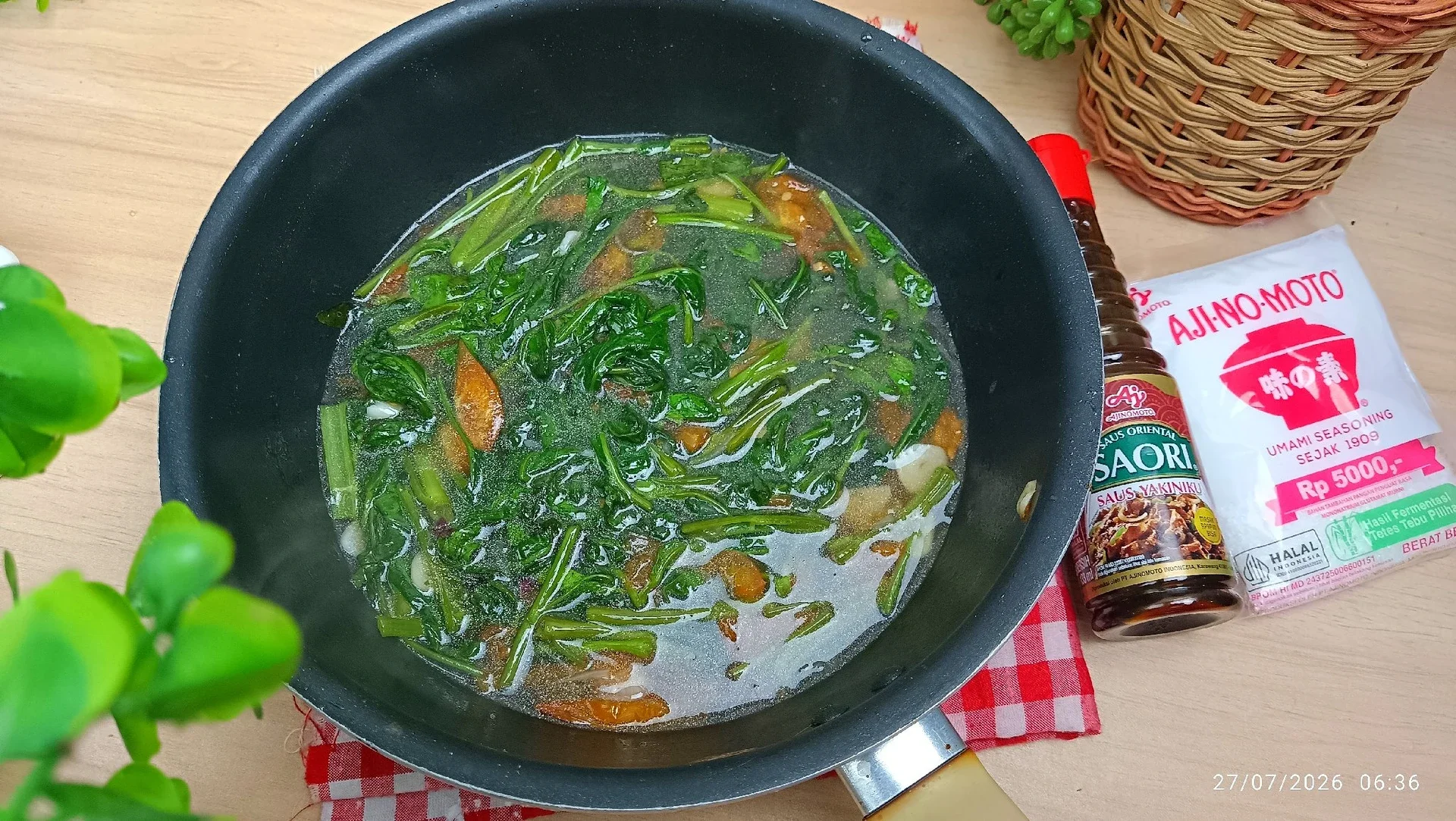 Tumis Kangkung yakiniku