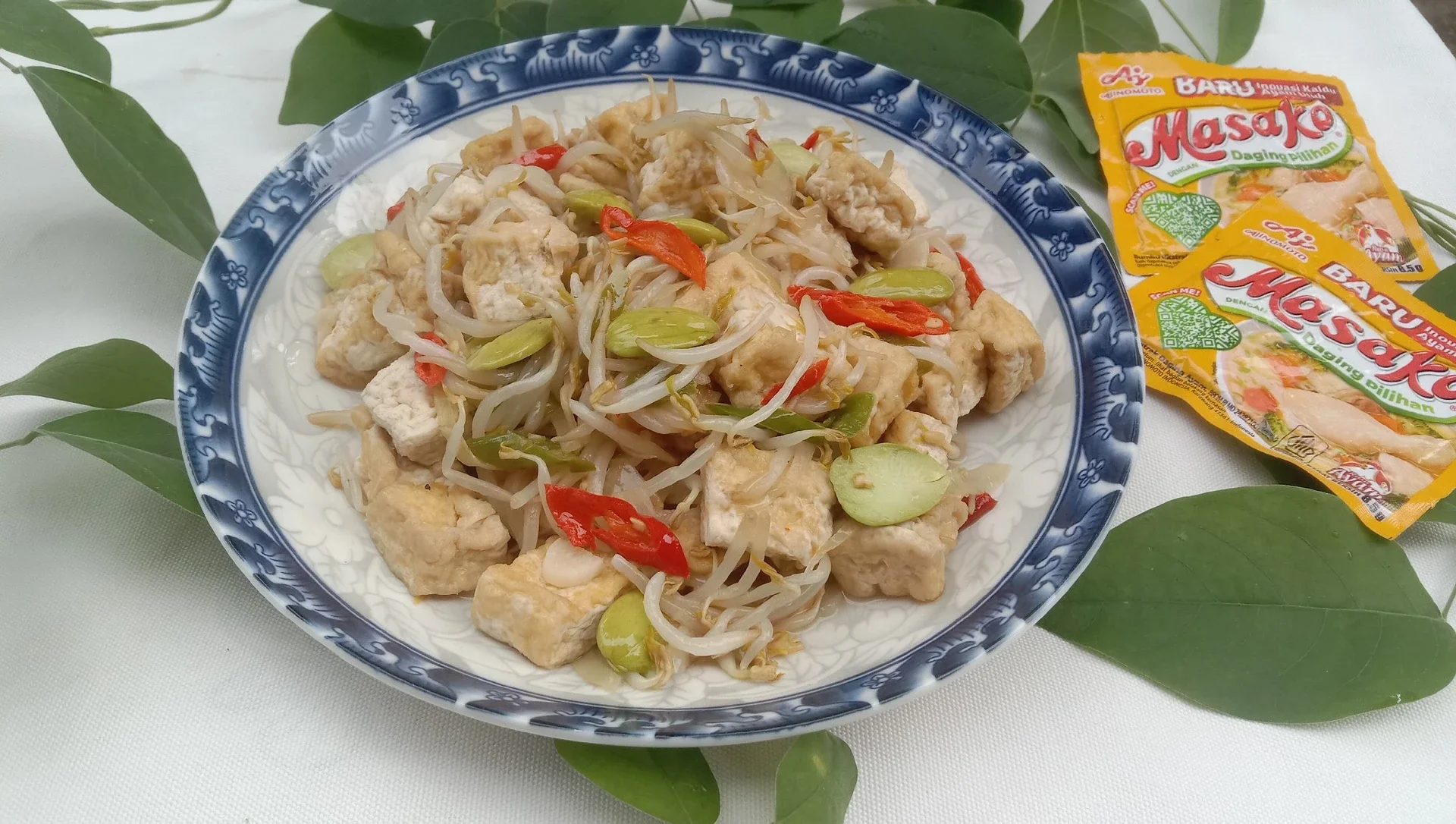 Tumis Kecambah Tahu Pete 