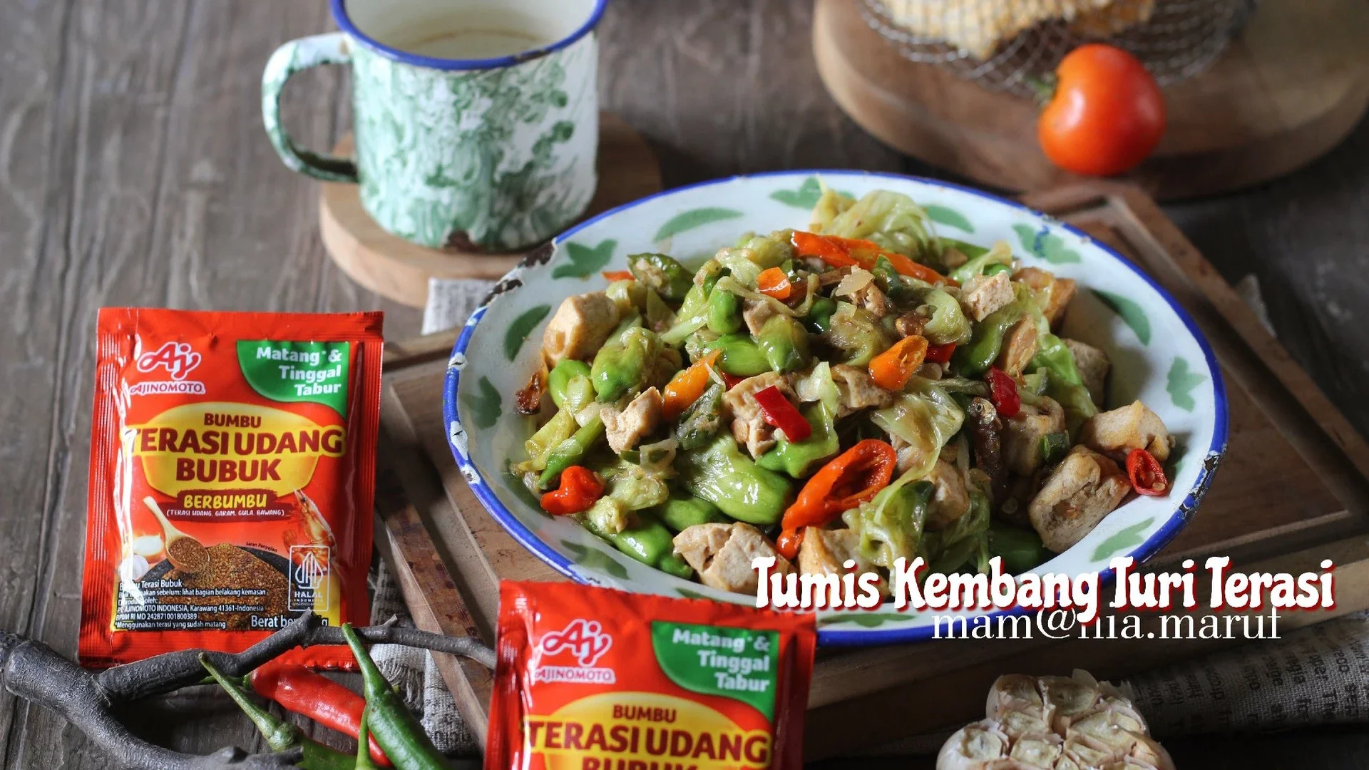 Tumis Kembang Turi Terasi