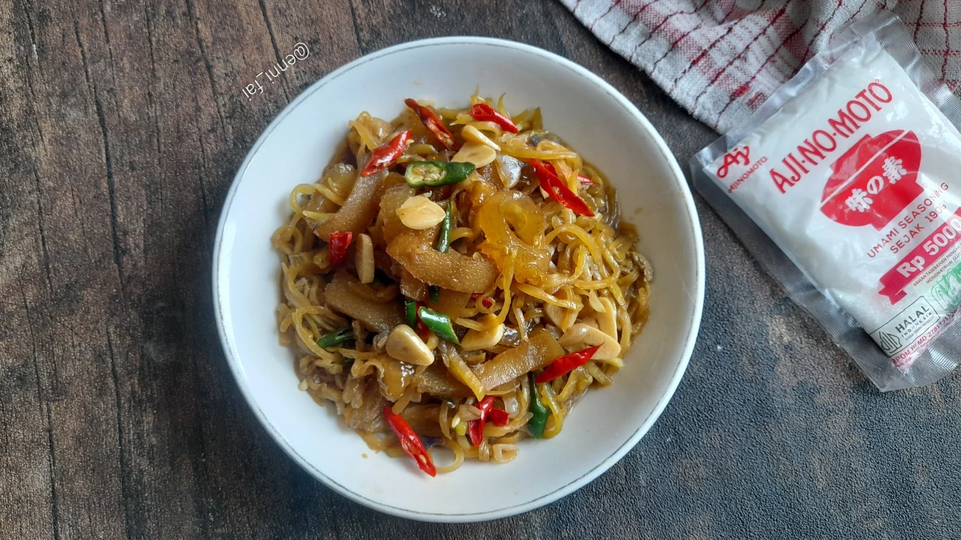 Tumis Kikil Pepaya Muda