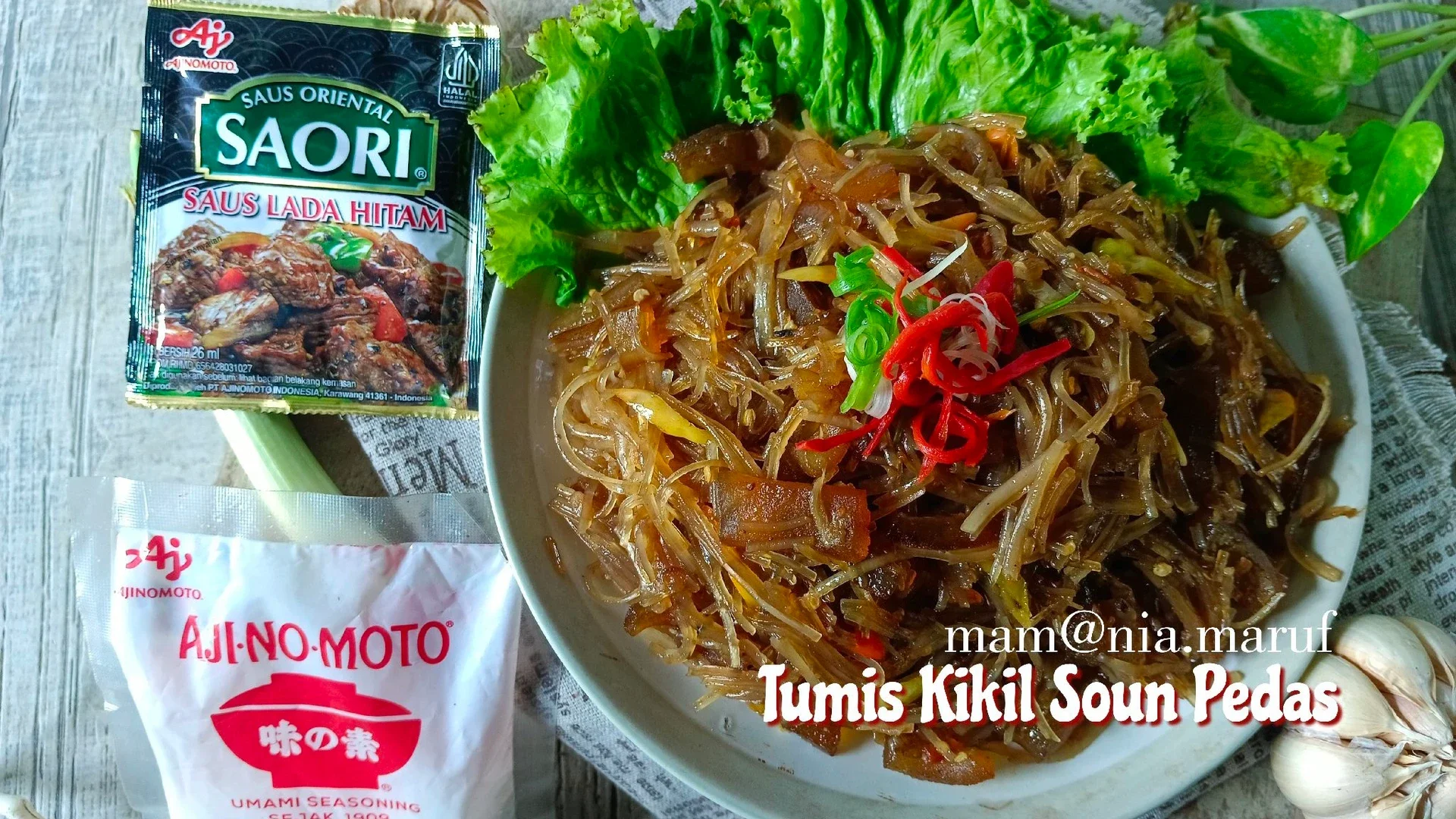 Tumis Kikil Soun Pedas