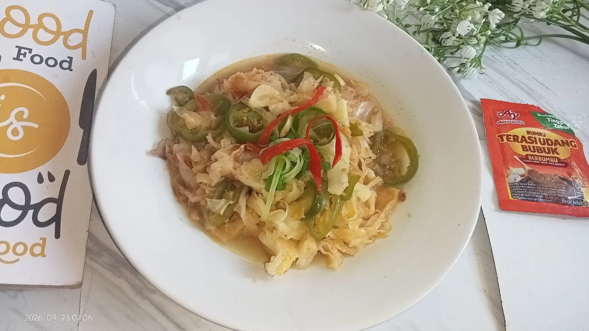 Tumis Kol bumbu Terasi 