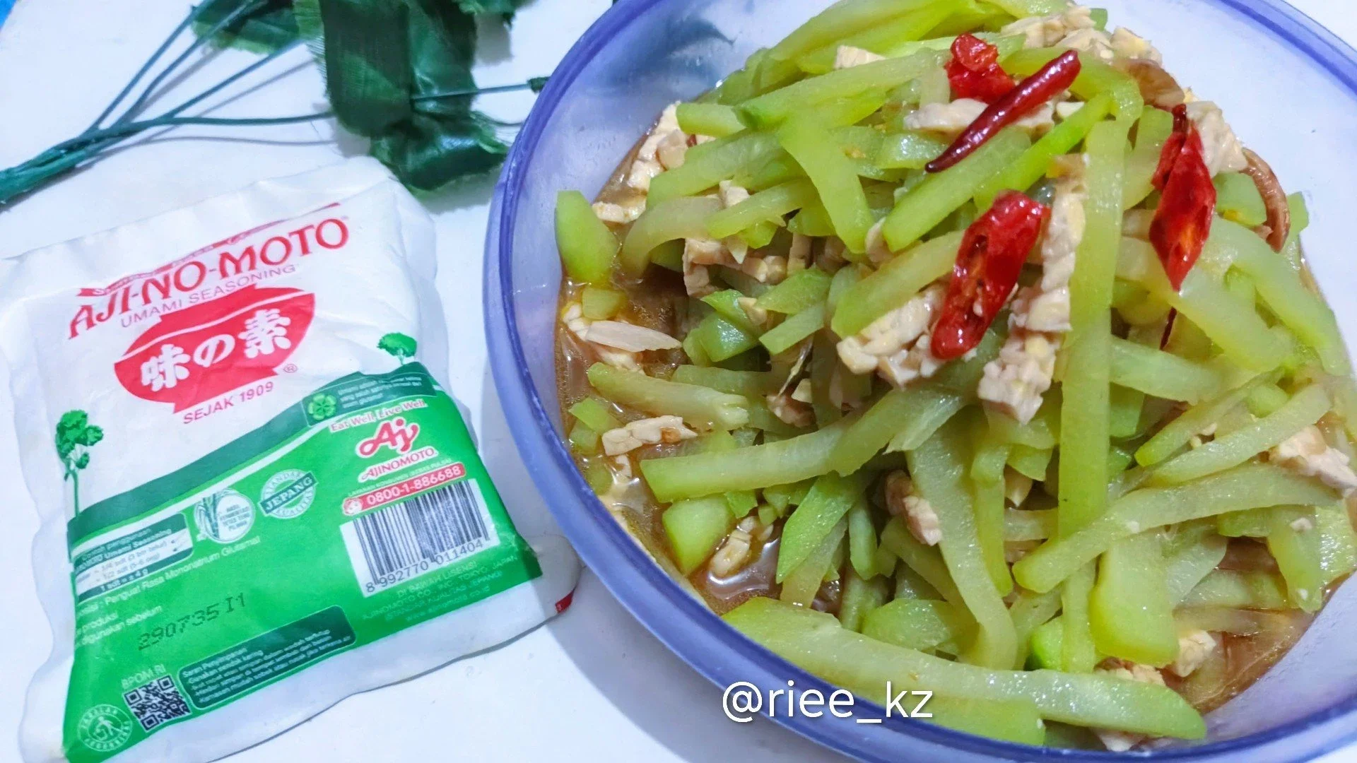 Tumis Labu Siam ala Ajinomoto 