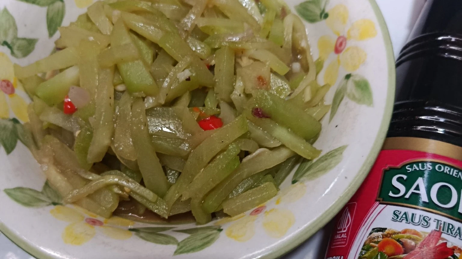 tumis labu siam