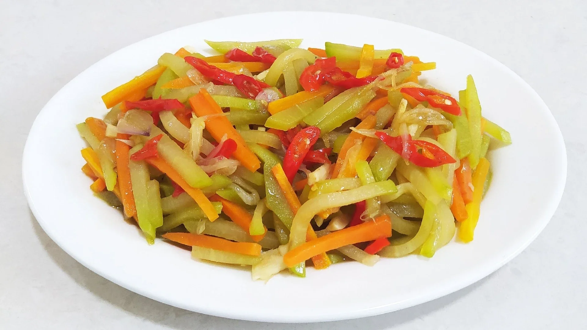Tumis Labu Siam Wortel
