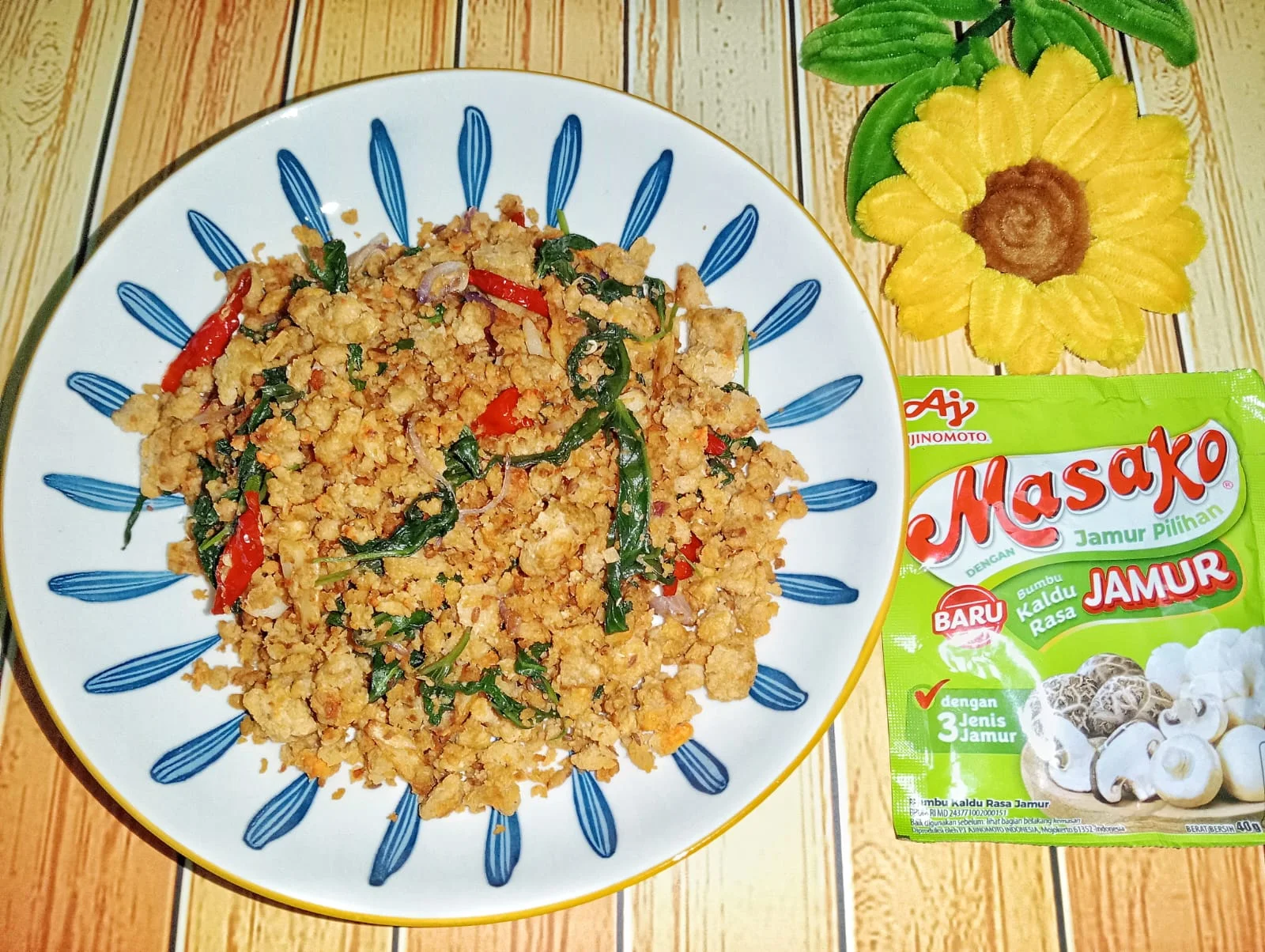 Tumis Oncom Kangkung