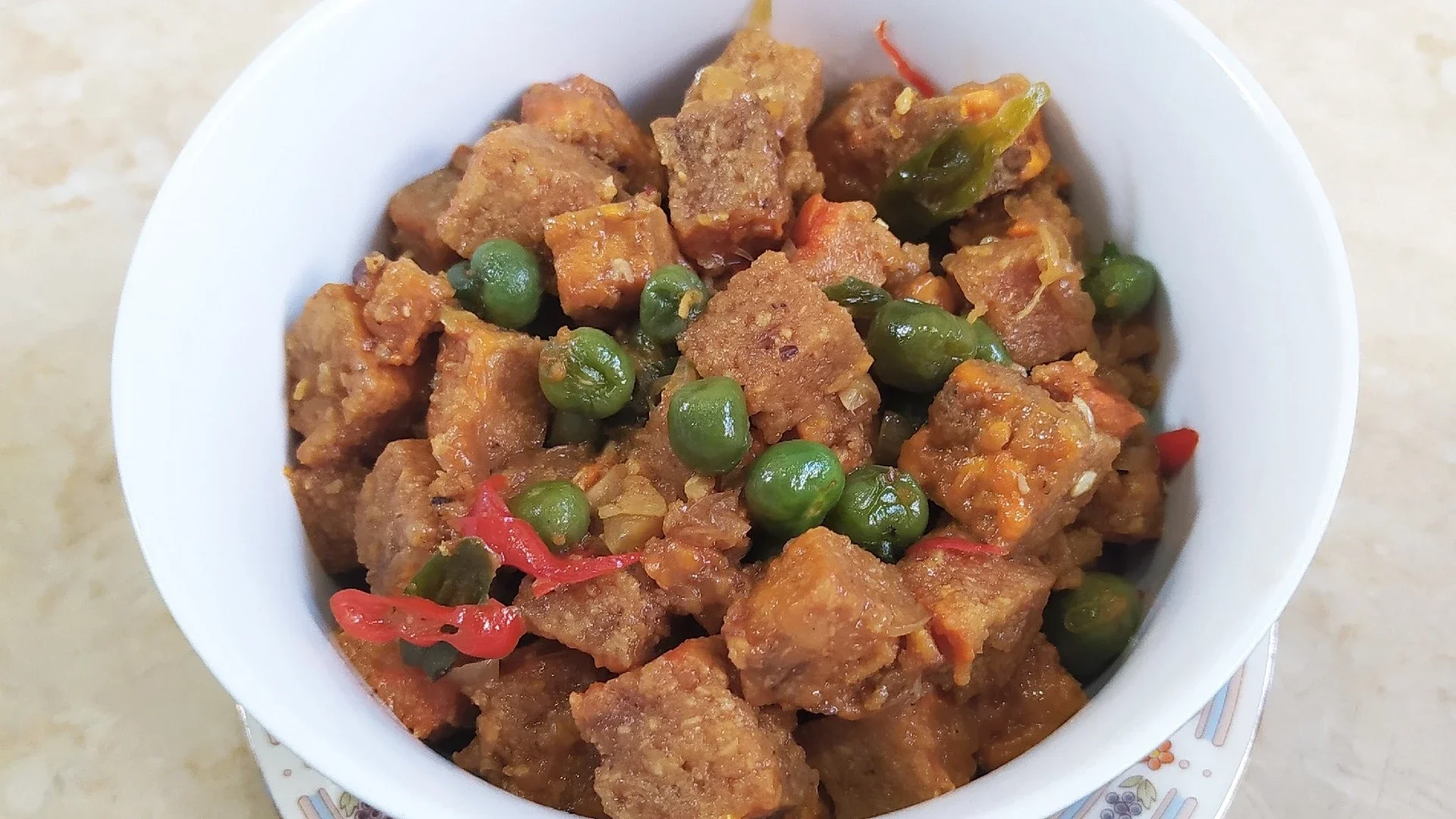 Tumis Oncom Leunca