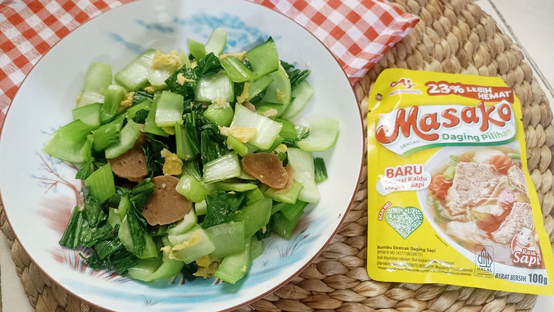 Tumis Pakcoy Ala Masako