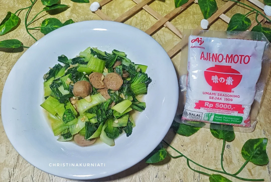 Tumis Pakcoy Bakso