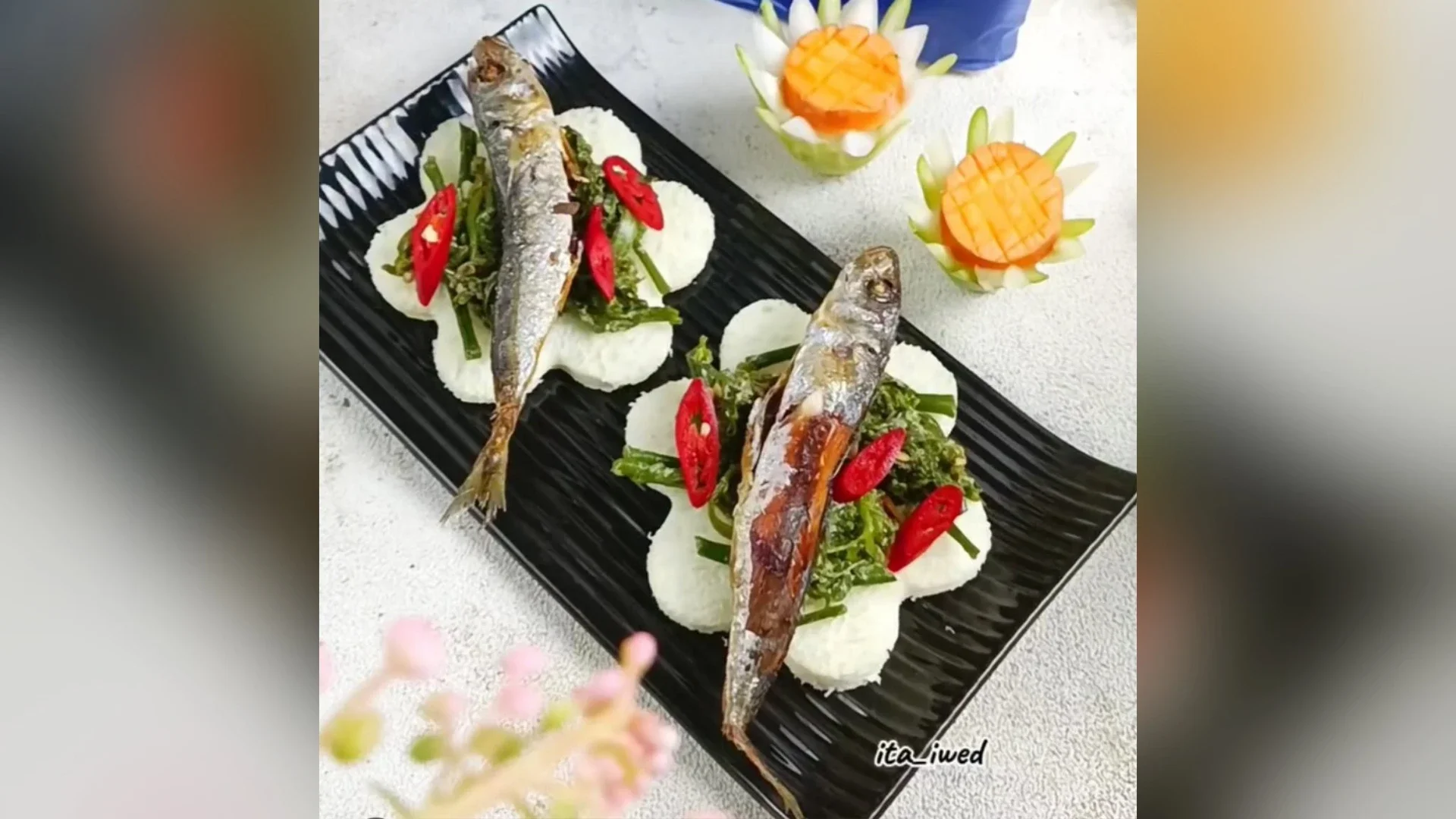 Tumis Pakis lauk Pindang