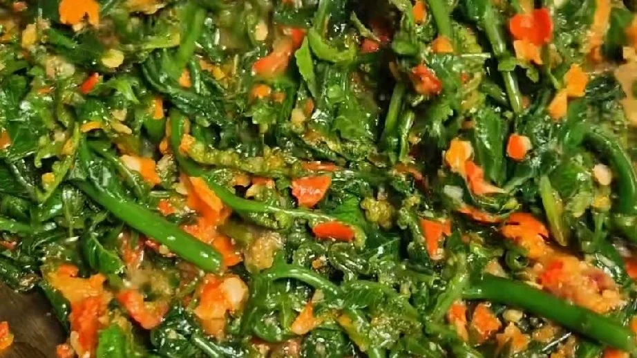 Tumis Pakis terasi Ajinomoto