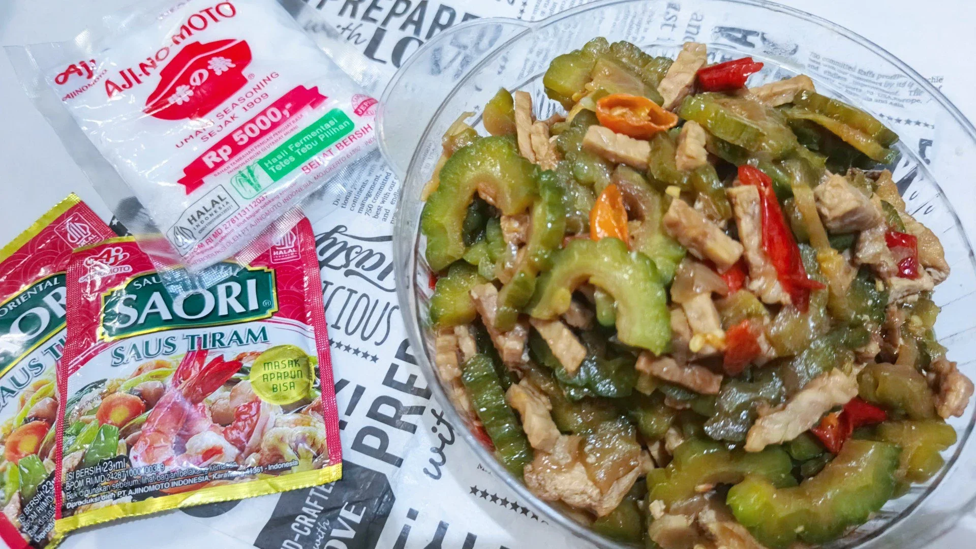 Tumis Pare ala Saori