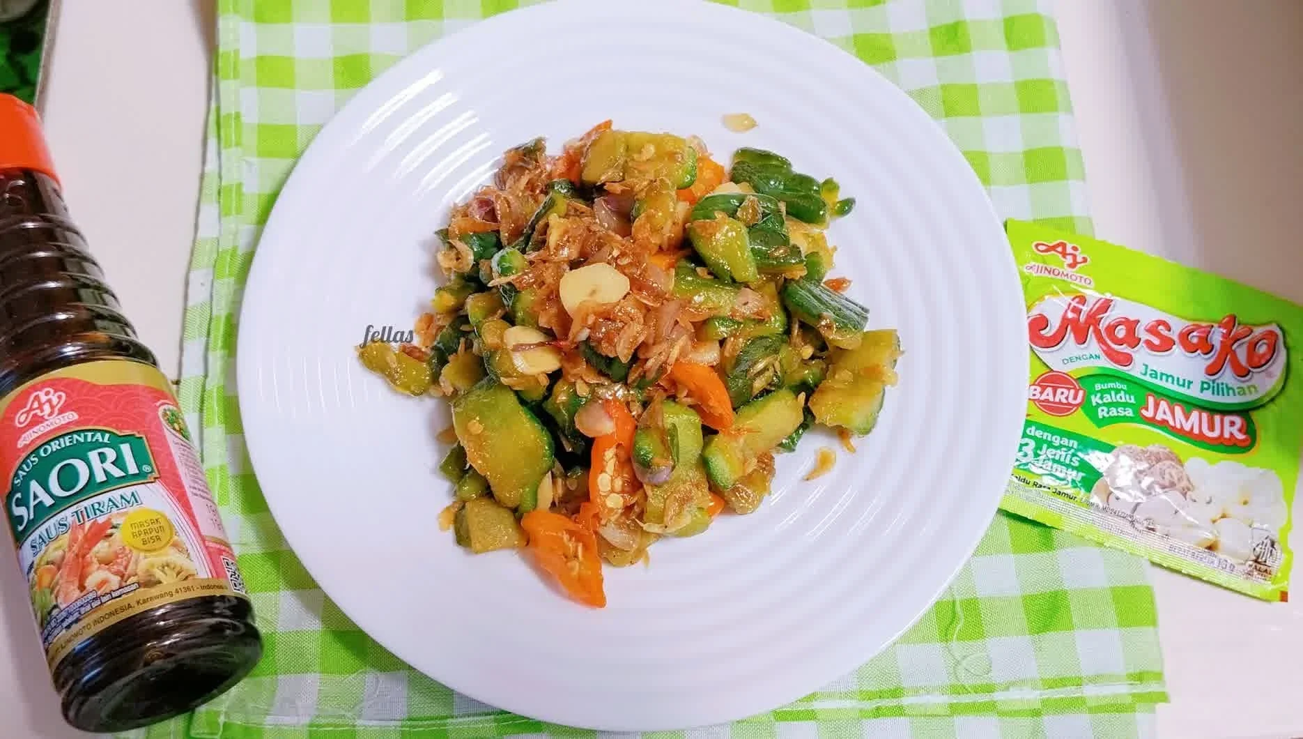 Tumis Pare Rebon