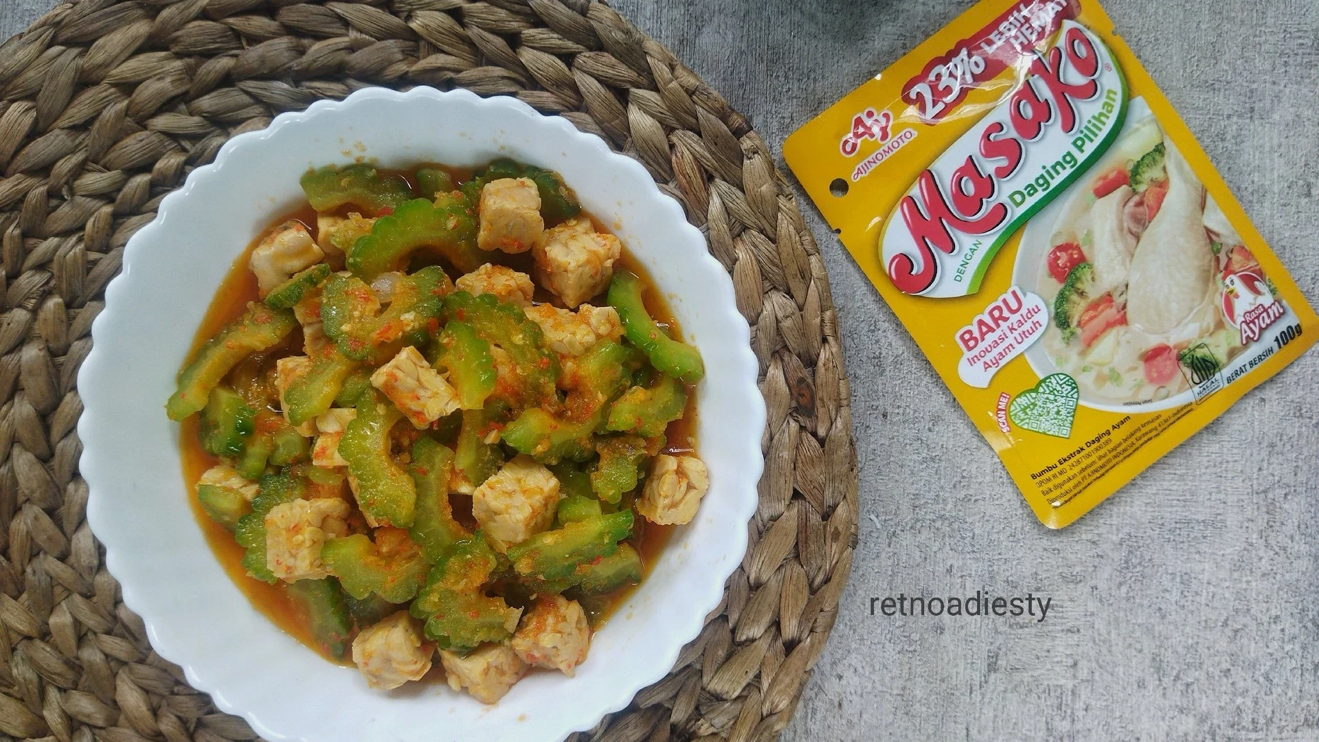 Tumis Pare Tempe 