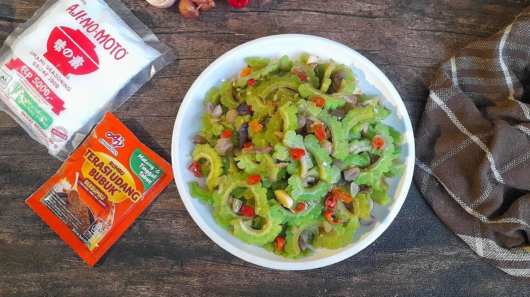 Tumis Pare Terasi Udang
