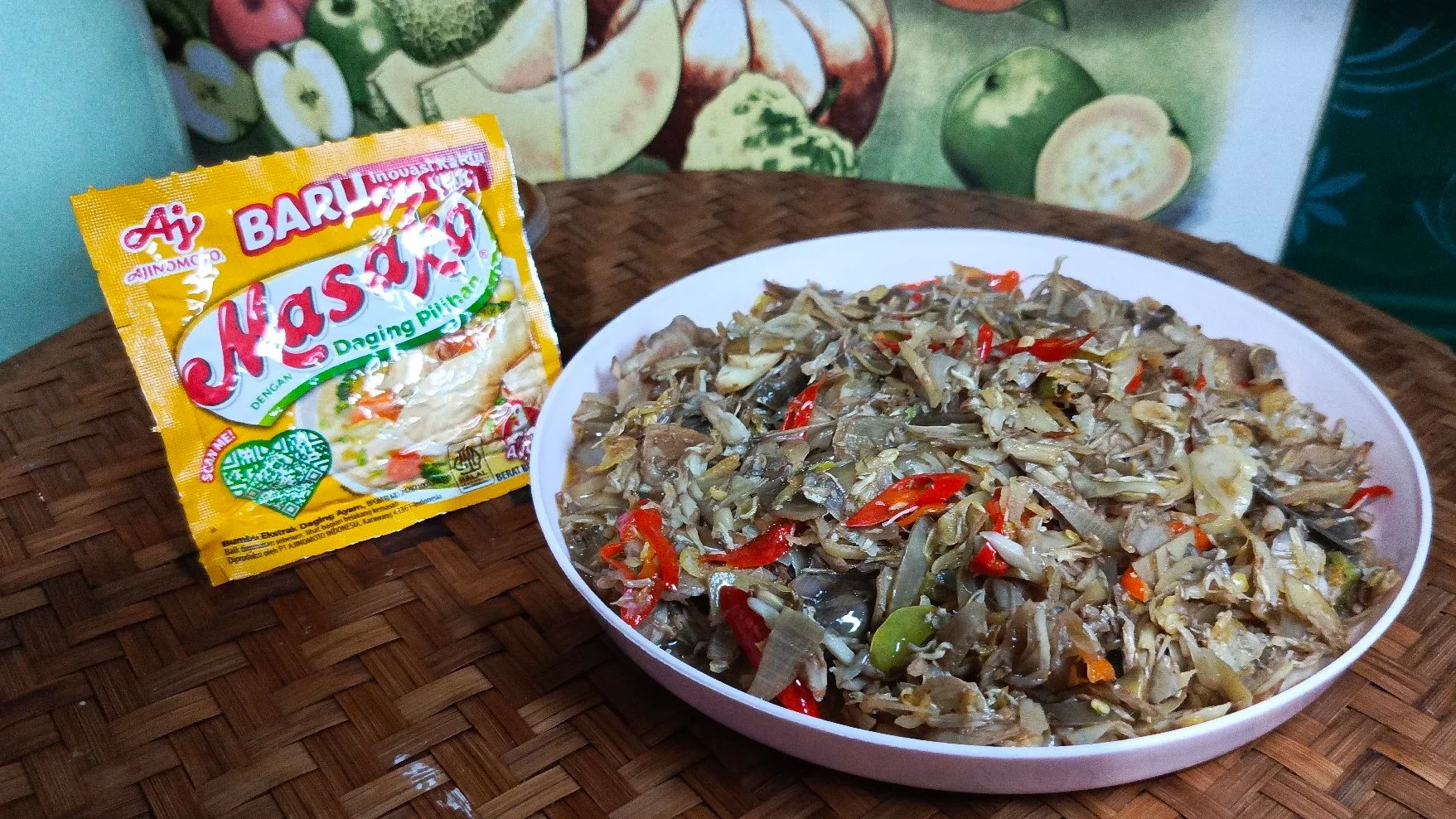 Tumis Pedas Jantung Pisang